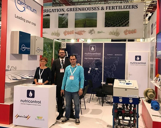 Nutricontrol ha presentado sus últimas novedades en automatismos en la feria Growtech Eurasia.